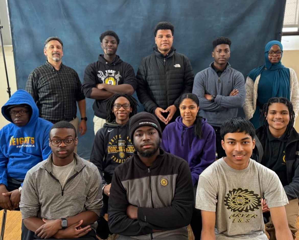 Members of the National Society of Black Engineers Junior Club