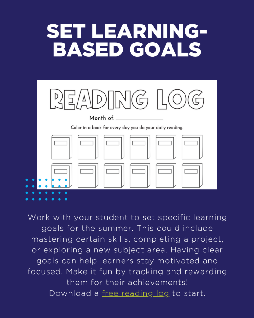 Set learning-based goals